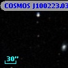 COSMOS J100223.03+015200.1