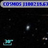 COSMOS J100218.67+015139.6
