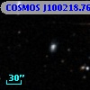 COSMOS J100218.76+015130.6