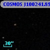COSMOS J100241.89+015142.4