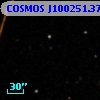COSMOS J100251.37+015025.1