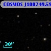 COSMOS J100249.59+015014.6