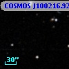 COSMOS J100216.92+015006.3