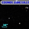COSMOS J100218.57+015002.5