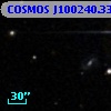 COSMOS J100240.33+014849.5
