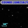 COSMOS J100250.77+014844.6