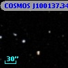 COSMOS J100137.34+015646.2