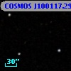 COSMOS J100117.29+015025.5