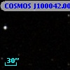 COSMOS J100042.00+015727.0