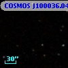 COSMOS J100036.04+015655.2