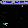 COSMOS J100050.70+015653.9