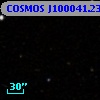 COSMOS J100041.23+015646.8