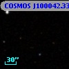 COSMOS J100042.33+015646.2