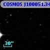 COSMOS J100051.34+015625.3