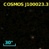 COSMOS J100023.31+015622.6