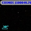 COSMOS J100048.70+015610.6