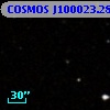 COSMOS J100023.28+015604.2