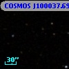 COSMOS J100037.69+015557.2
