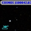 COSMOS J100042.02+015506.0