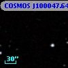 COSMOS J100047.64+015504.1