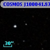 COSMOS J100041.87+015439.1