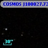 COSMOS J100027.72+015453.4