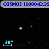COSMOS J100043.39+015447.0