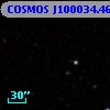 COSMOS J100034.46+015446.1
