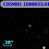COSMOS J100033.41+015438.2