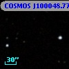COSMOS J100048.77+015441.6
