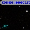 COSMOS J100022.52+015432.0