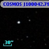 COSMOS J100042.78+015426.0
