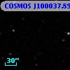 COSMOS J100037.89+015429.4