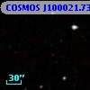 COSMOS J100021.73+015420.5
