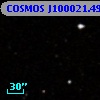 COSMOS J100021.49+015412.0