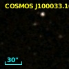 COSMOS J100033.10+015356.5