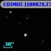 COSMOS J100028.72+015347.1
