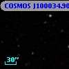 COSMOS J100034.90+015344.3