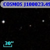 COSMOS J100023.49+015300.6
