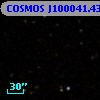 COSMOS J100041.43+015239.4