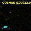 COSMOS J100033.96+015237.9