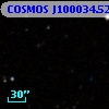 COSMOS J100034.52+015210.3