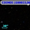 COSMOS J100033.96+015211.8