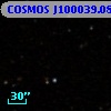 COSMOS J100039.08+015209.5