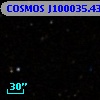 COSMOS J100035.43+015205.3