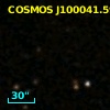 COSMOS J100041.59+015159.1