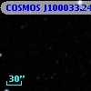 COSMOS J100033.24+015147.7