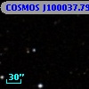 COSMOS J100037.79+015140.8
