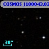 COSMOS J100043.03+015104.2