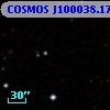 COSMOS J100038.17+015126.0
